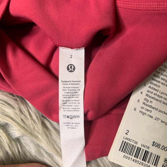 NWT lululemon align leggings 25” - Picture 3 of 3